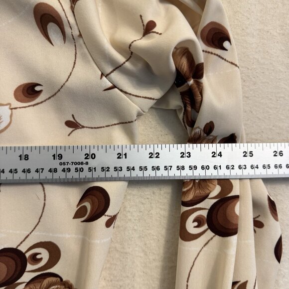 Vtg H Bar C 70s Western Shirt Men 15 1/2 Cowboy Disco Floral Groovy Rockabilly - Picture 7 of 8